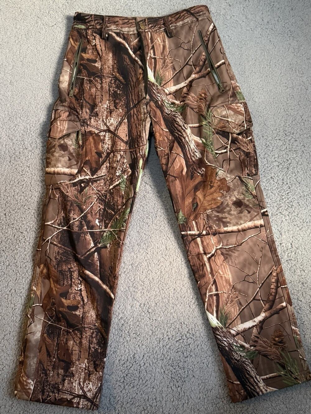 Hunting Pants Men’s Small Realtree Camo Hunting Outdoors Cargo Pockets